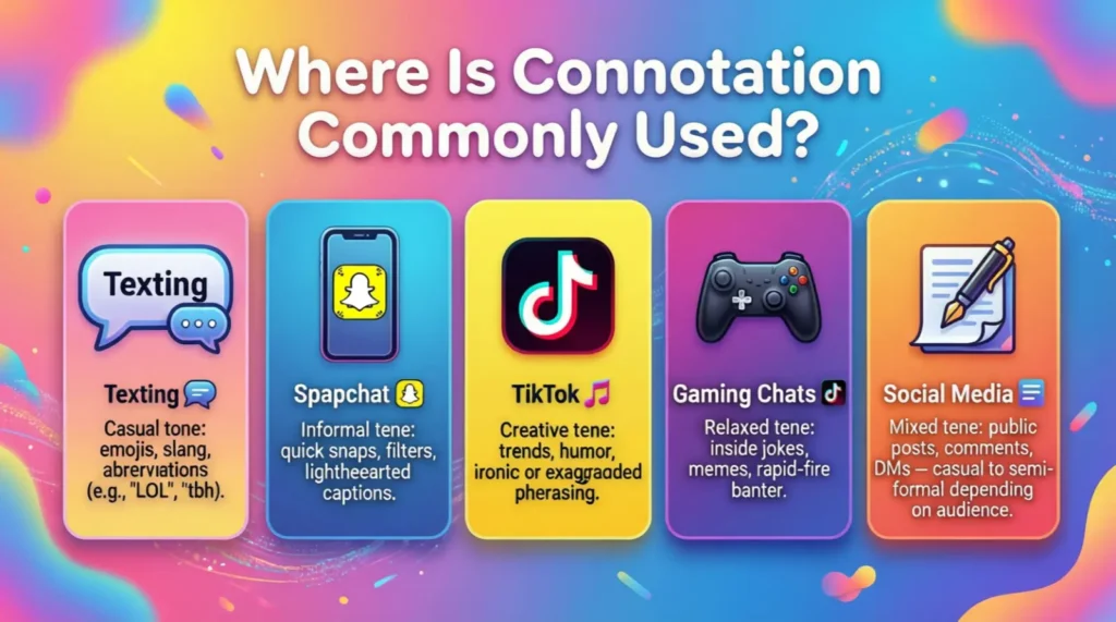 Where Is Connotation Commonly Used?