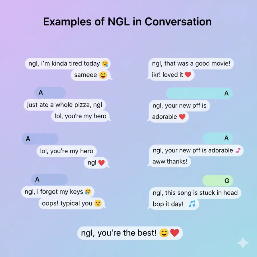 Examples of NGL in Conversation