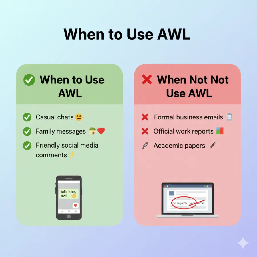 When to Use and When Not to Use AWL