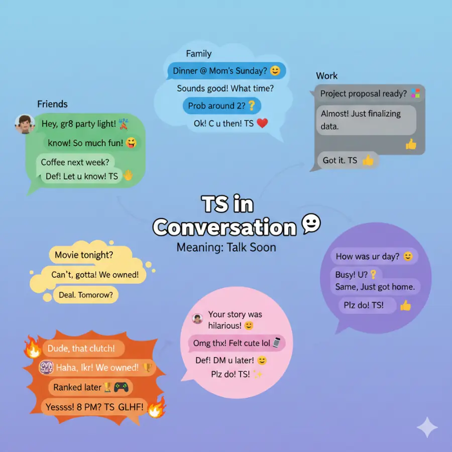 Examples of TS in Conversation