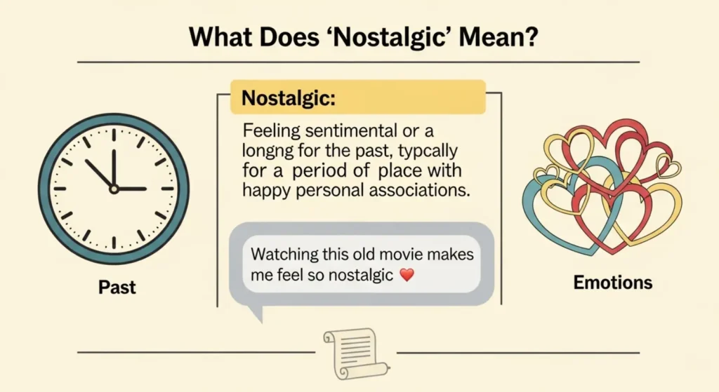 What Does Nostalgic Mean in Text?