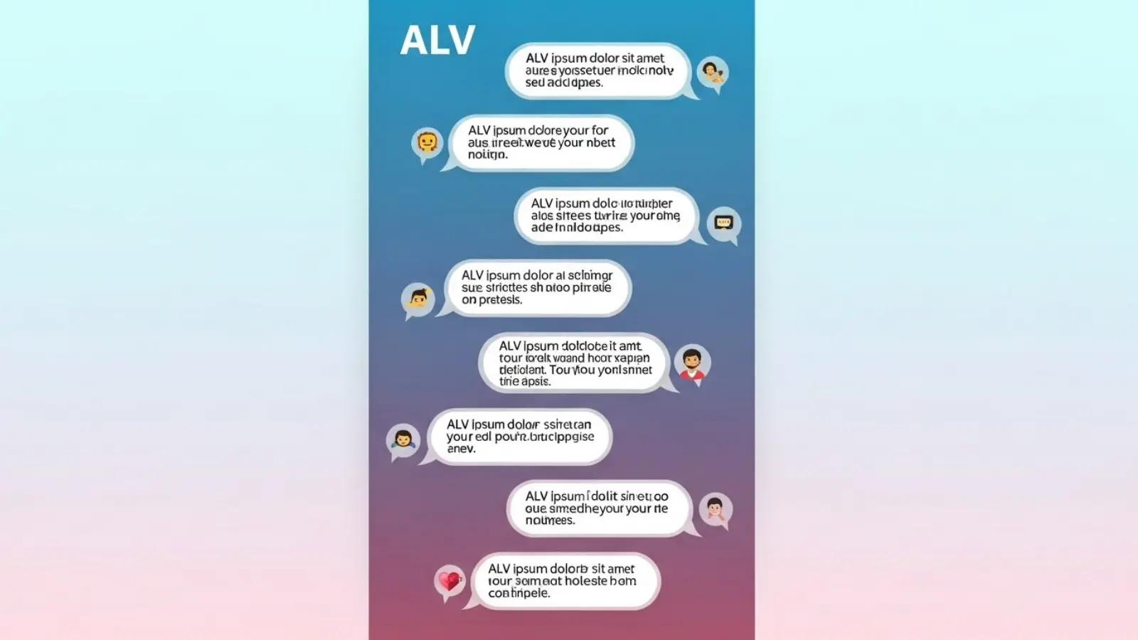 Examples of ALV in Conversation
