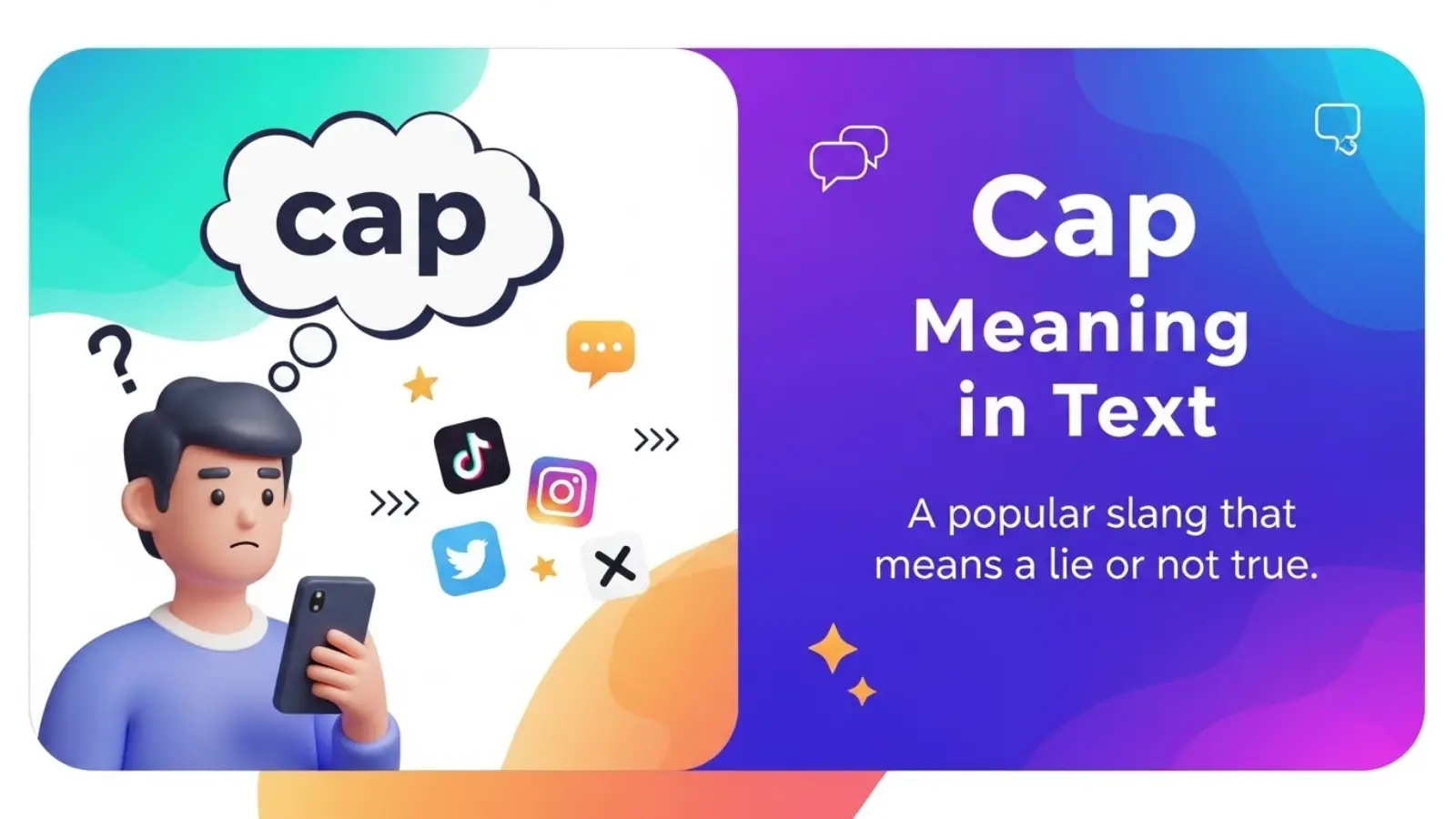 Cap Meaning in Text