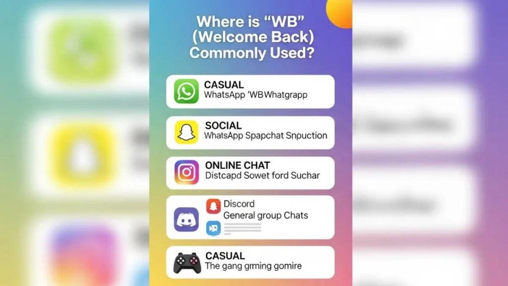 Where Is WB Commonly Used?
