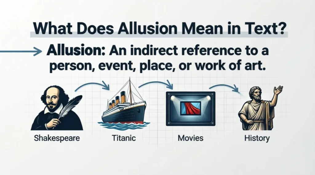 What Does Allusion Mean in Text?