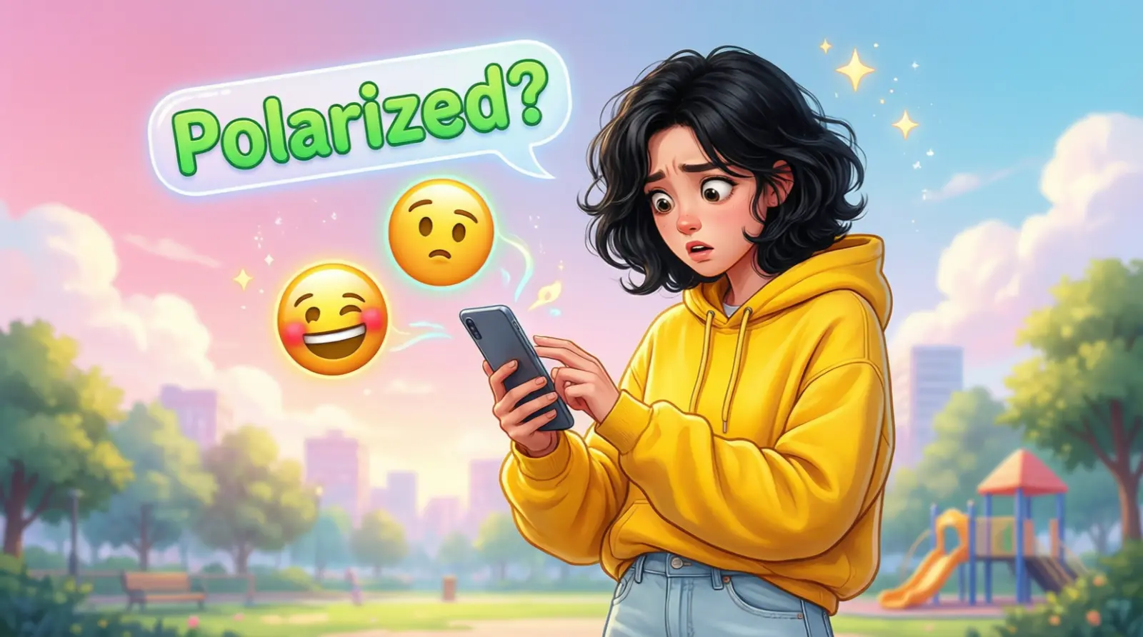 Polarized Mean in Text