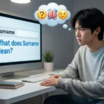 Surname Mean in Text