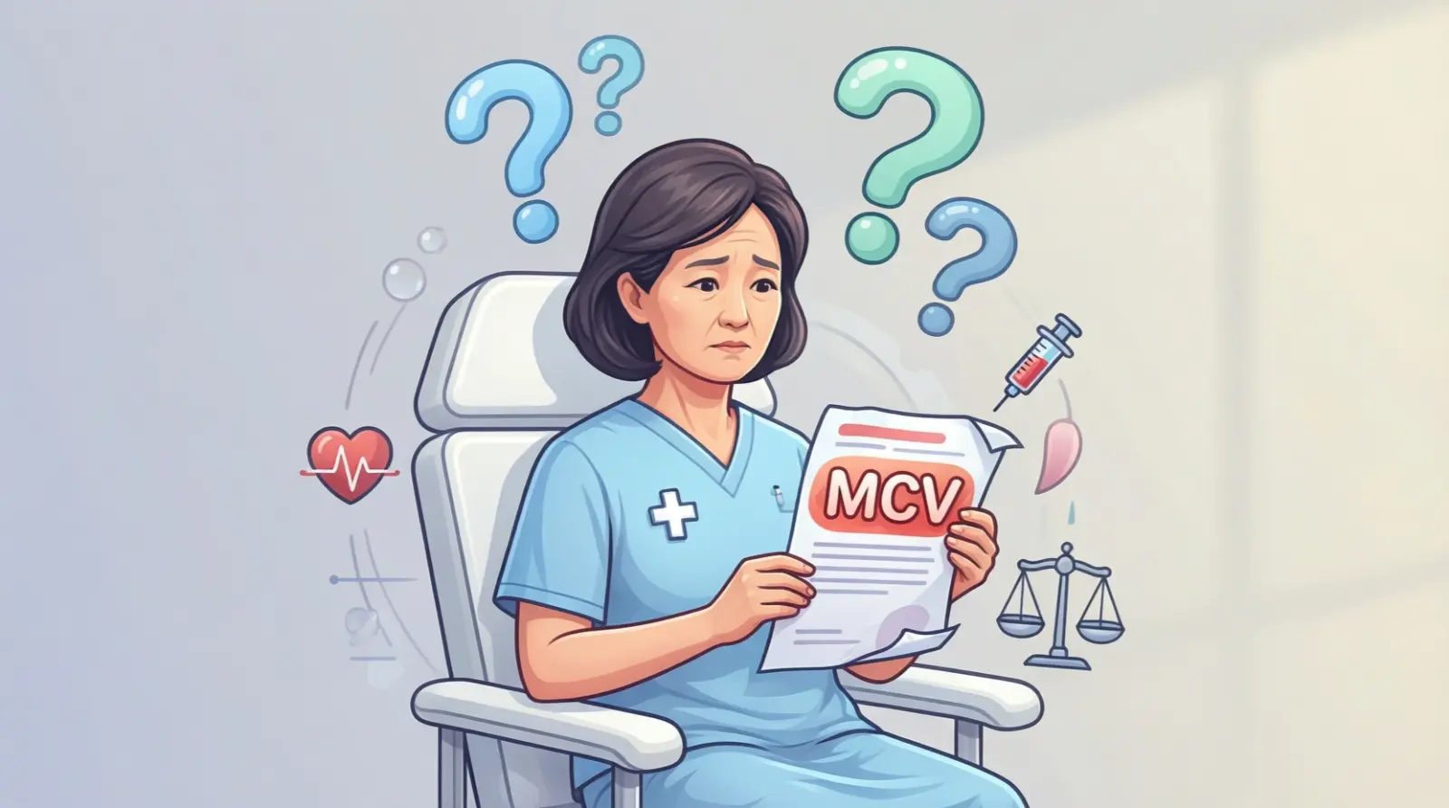 MCV Mean in a Blood Test