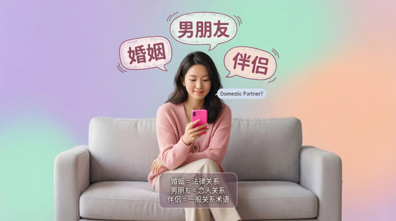 Domestic Partner Mean in Text