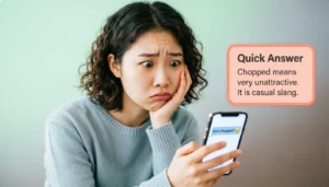 Chopped Mean in Text