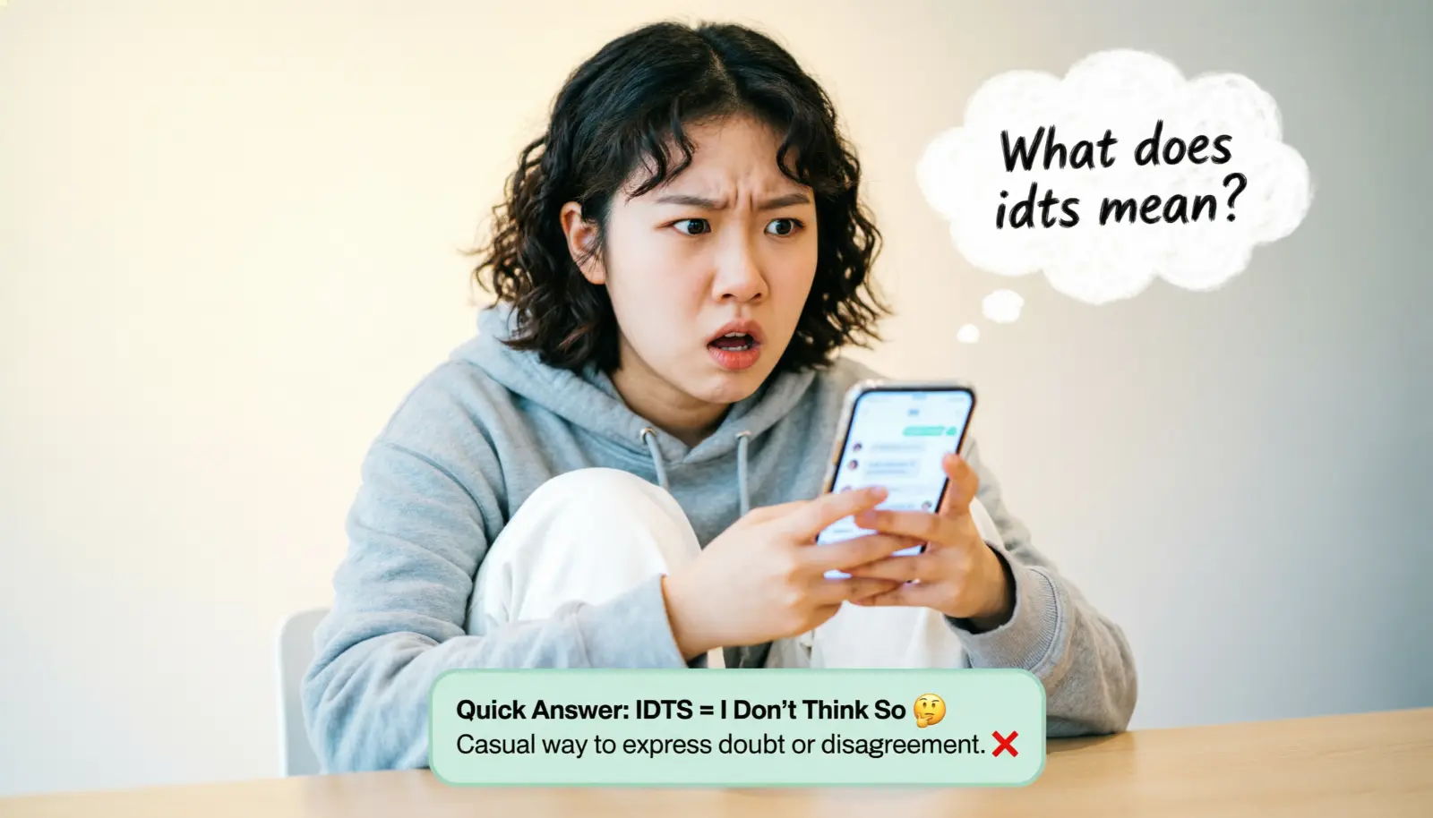 IDTS Meaning in Text