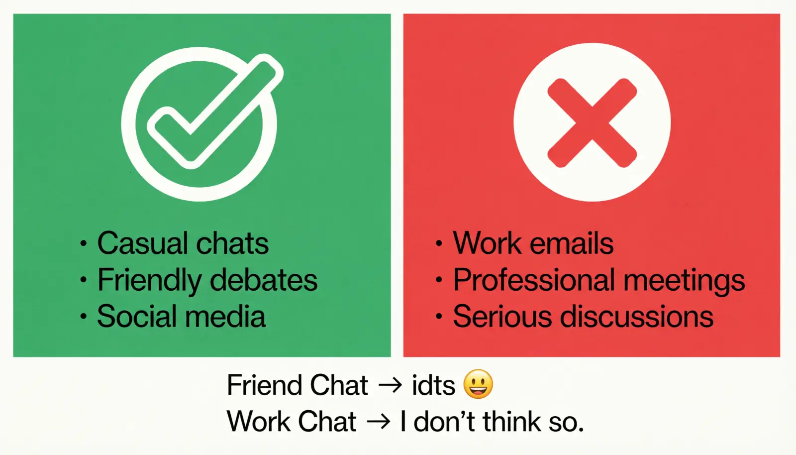 When to Use and When Not to Use IDTS