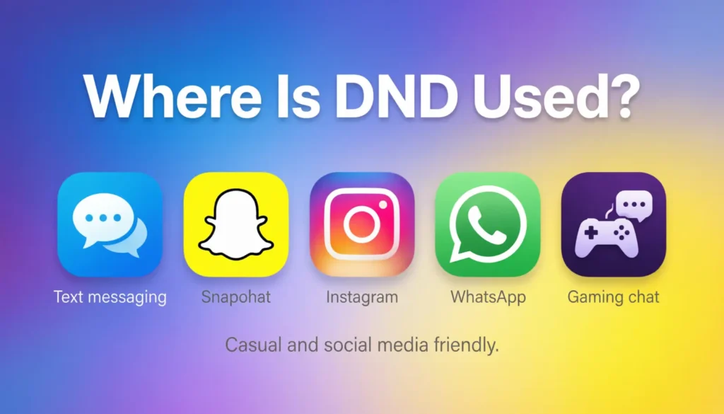 Where Is dnd Commonly Used?