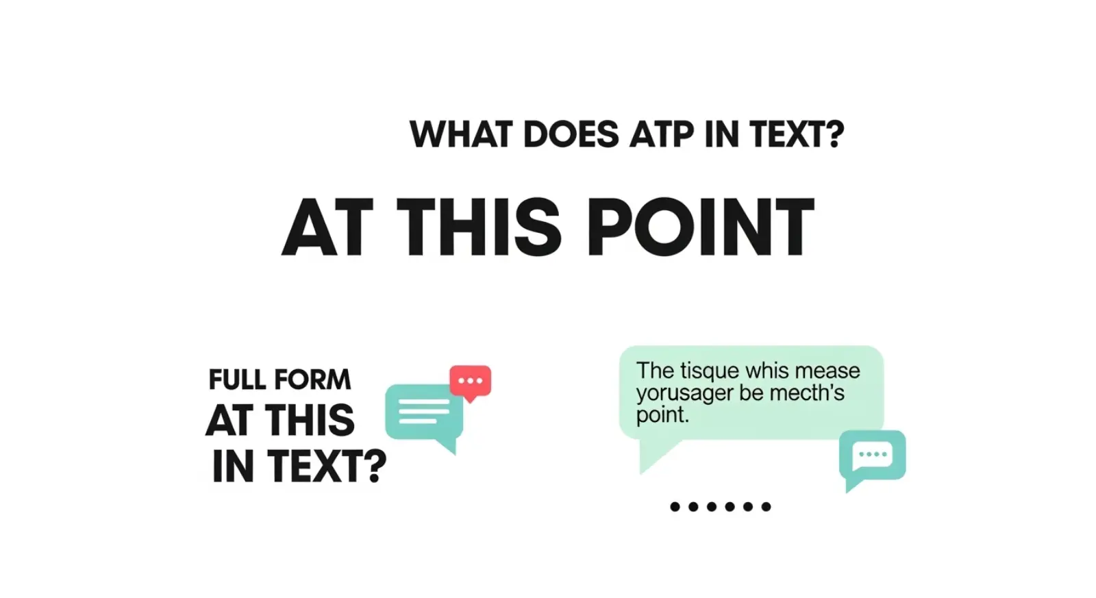 What Does Atp Mean in Text?