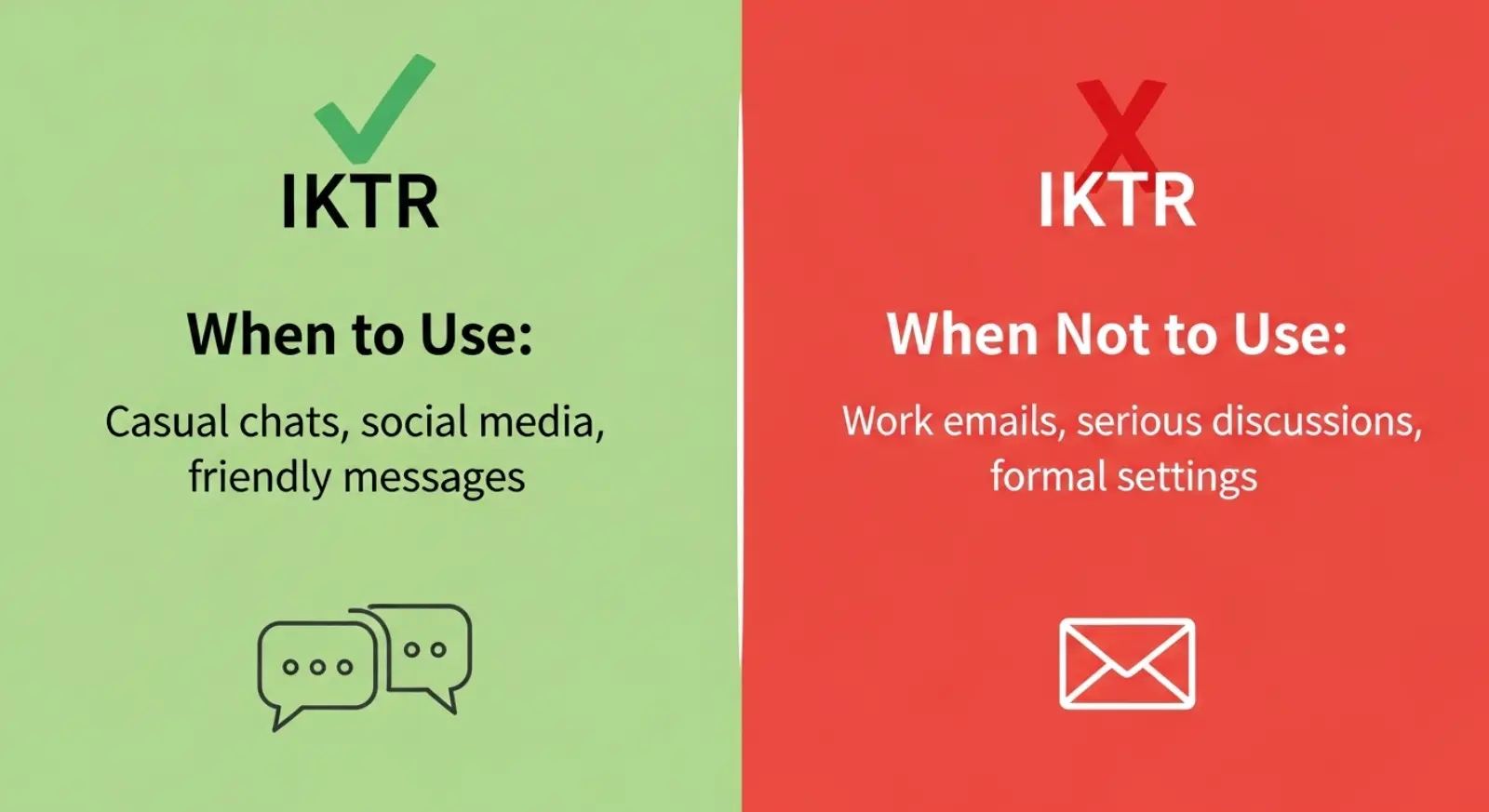 When to Use and When Not to Use IKTR