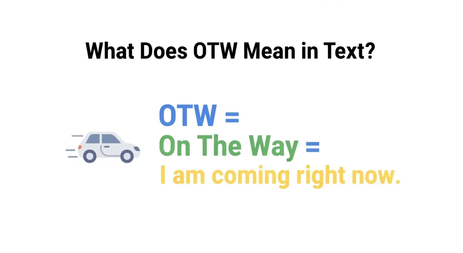 What Does otw Mean in Text?